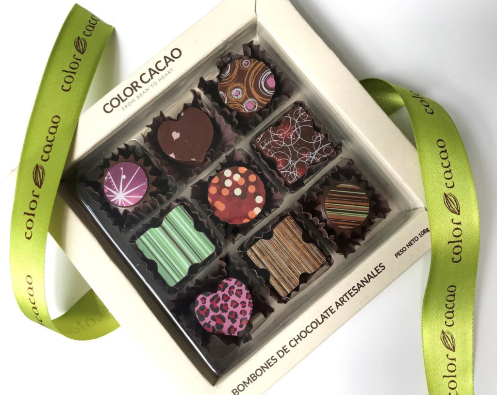 Chocolates corporativos Color Cacao