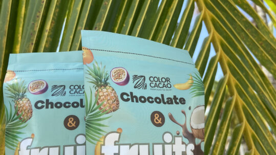 frutas con chocolate
